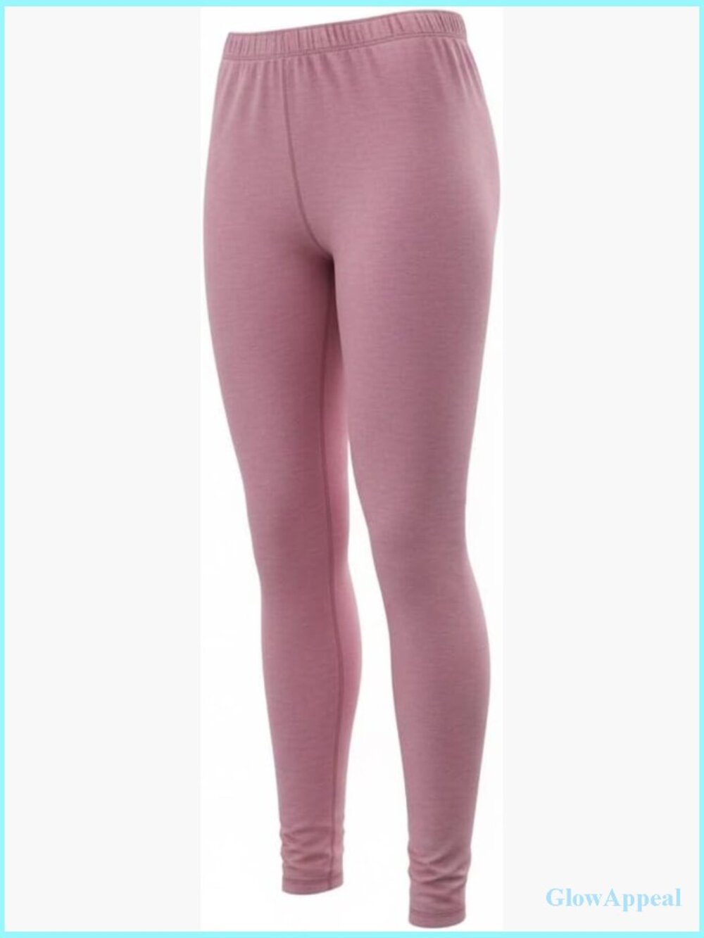 Micro French Terry Thermal Base Layer Leggings Mid Rise